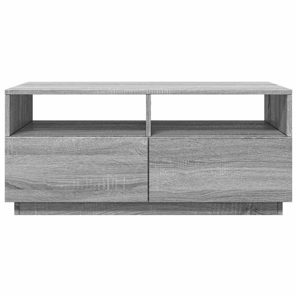 Soffbord Med Led 90X49X40 Cm