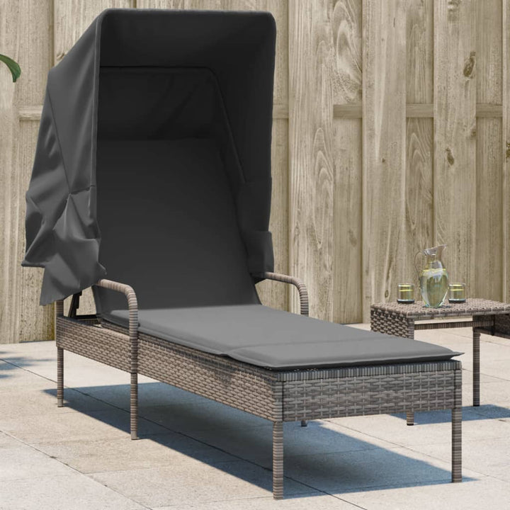 Solsäng Med Tak Beige Konstrotting