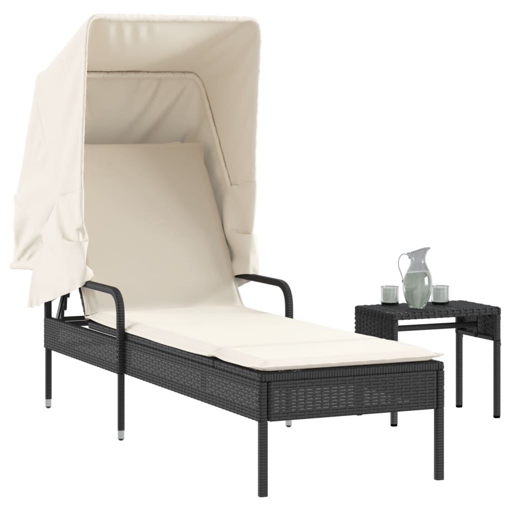 Solsäng Med Tak Beige Konstrotting