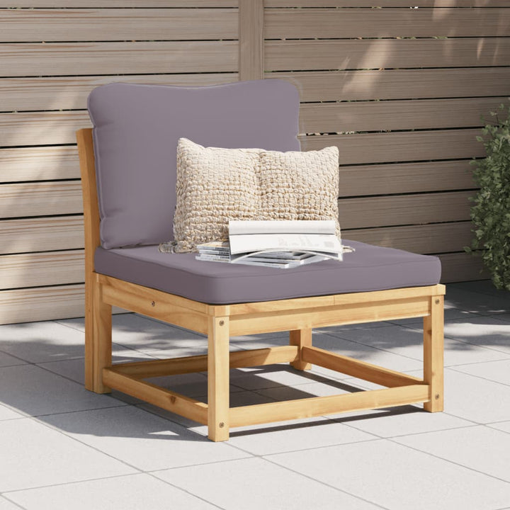 Trädgårdssoffa Hörn Med Dynor 73X73X65 Cm Massivt Akaciaträ