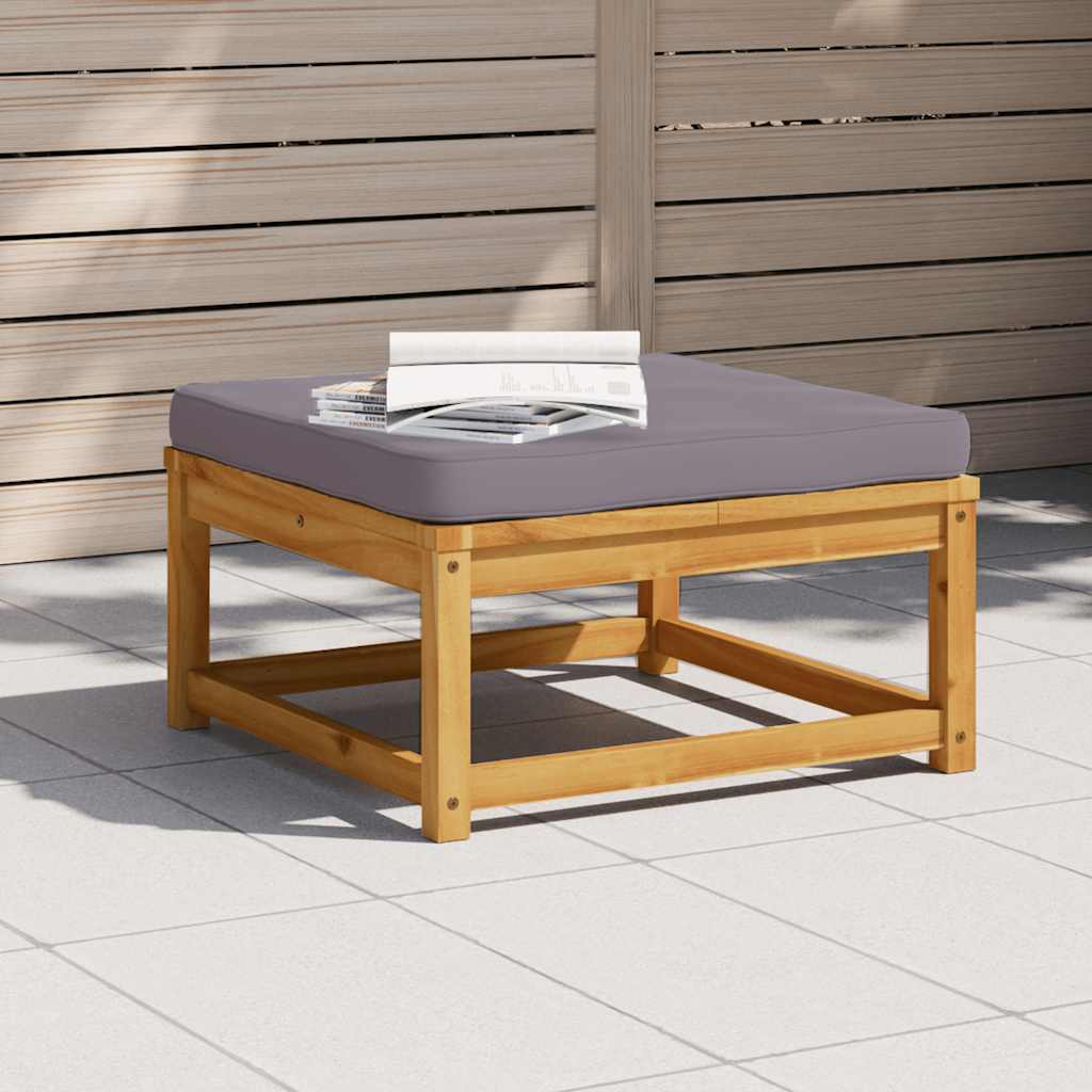 Trädgårdssoffa Hörn Med Dynor 73X73X65 Cm Massivt Akaciaträ