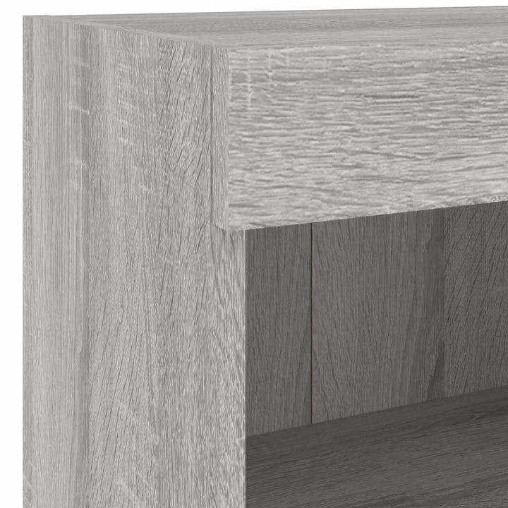Tv-Bänk 5 Delar Led Konstruerat Trä