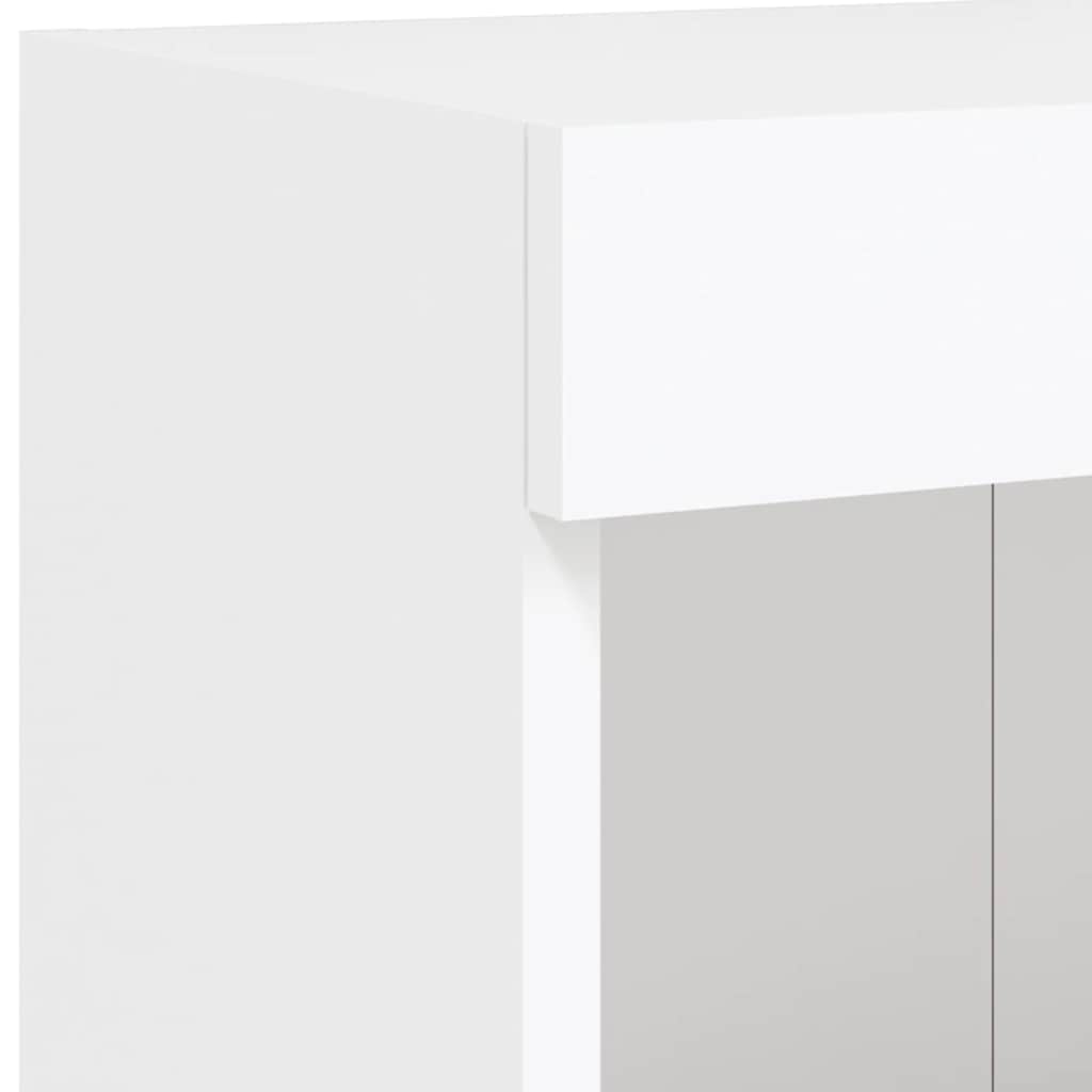 Tv-Bänk 6 Delar Led Konstruerat Trä