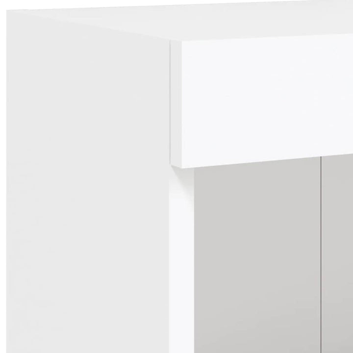 Tv-Bänk 6 Delar Led Konstruerat Trä
