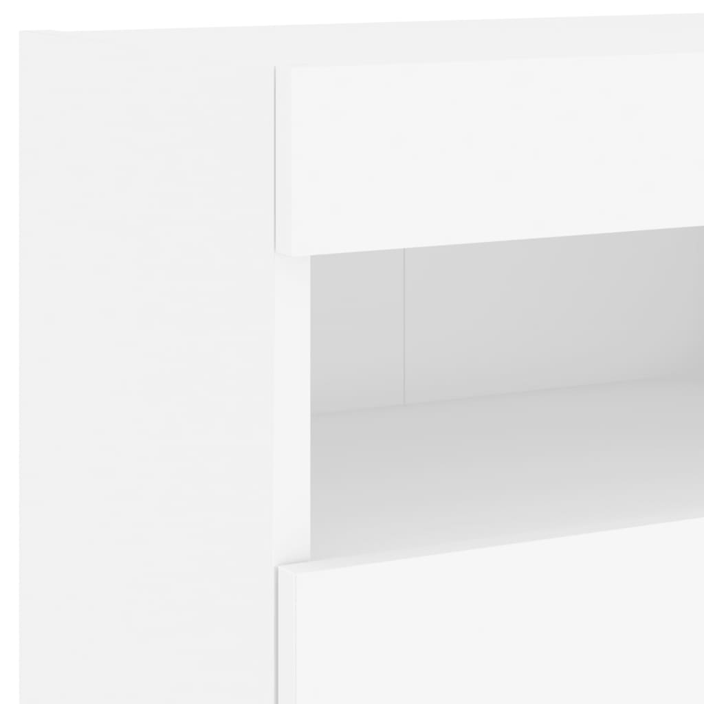 Tv-Bänk 5 Delar Led Konstruerat Trä