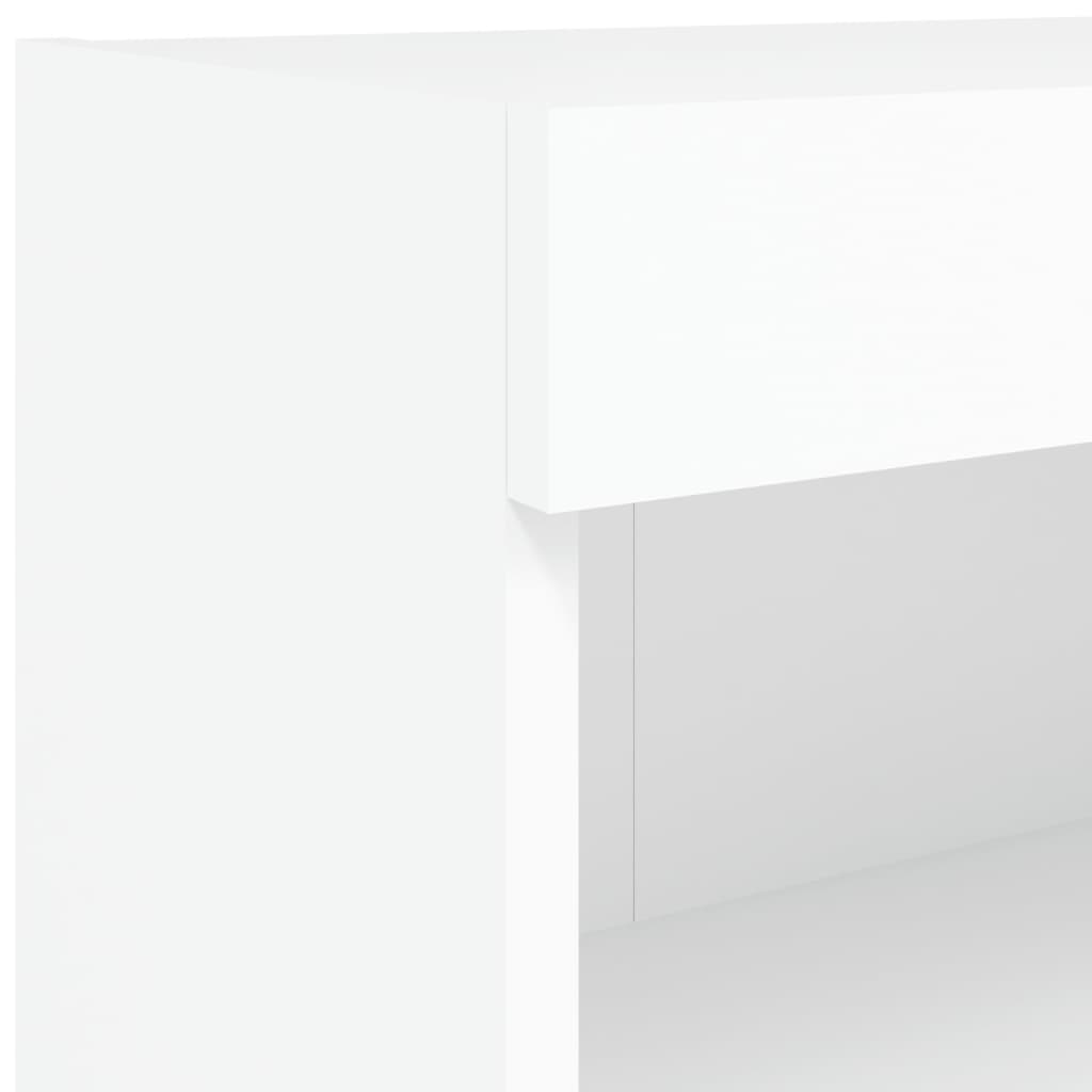 Väggmonterade Tv-Skåp 7 Delar Med Leds