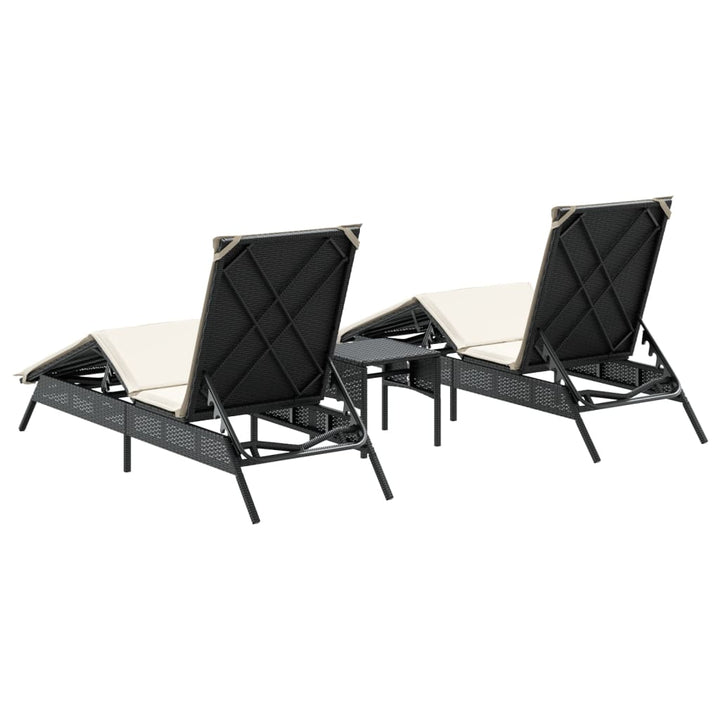 Solsängar 2 St Med Bord Konstrotting