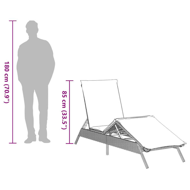 Solsängar 2 St Med Bord Konstrotting
