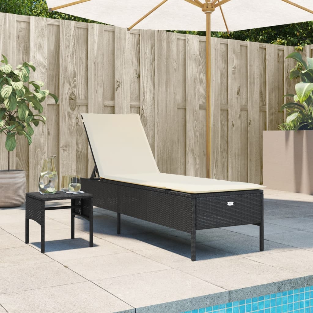 Solsängar 2 St Med Bord Konstrotting