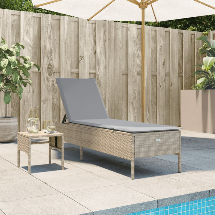 Solsängar 2 St Med Bord Konstrotting
