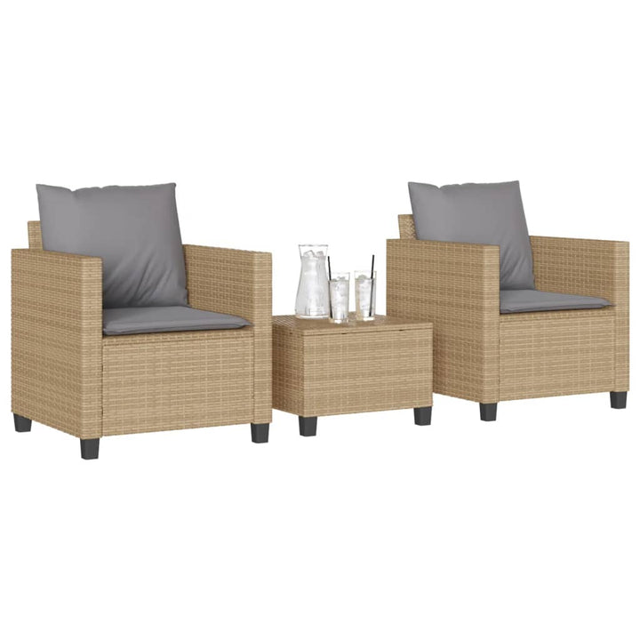 Caféset Med Dynor 3 Delar Konstrotting