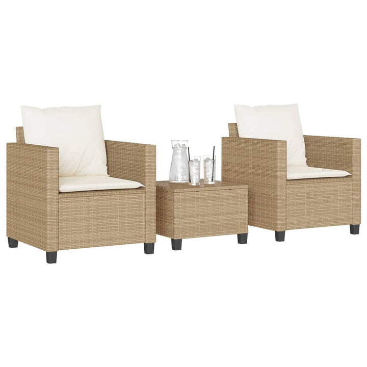 Caféset Med Dynor 3 Delar Konstrotting