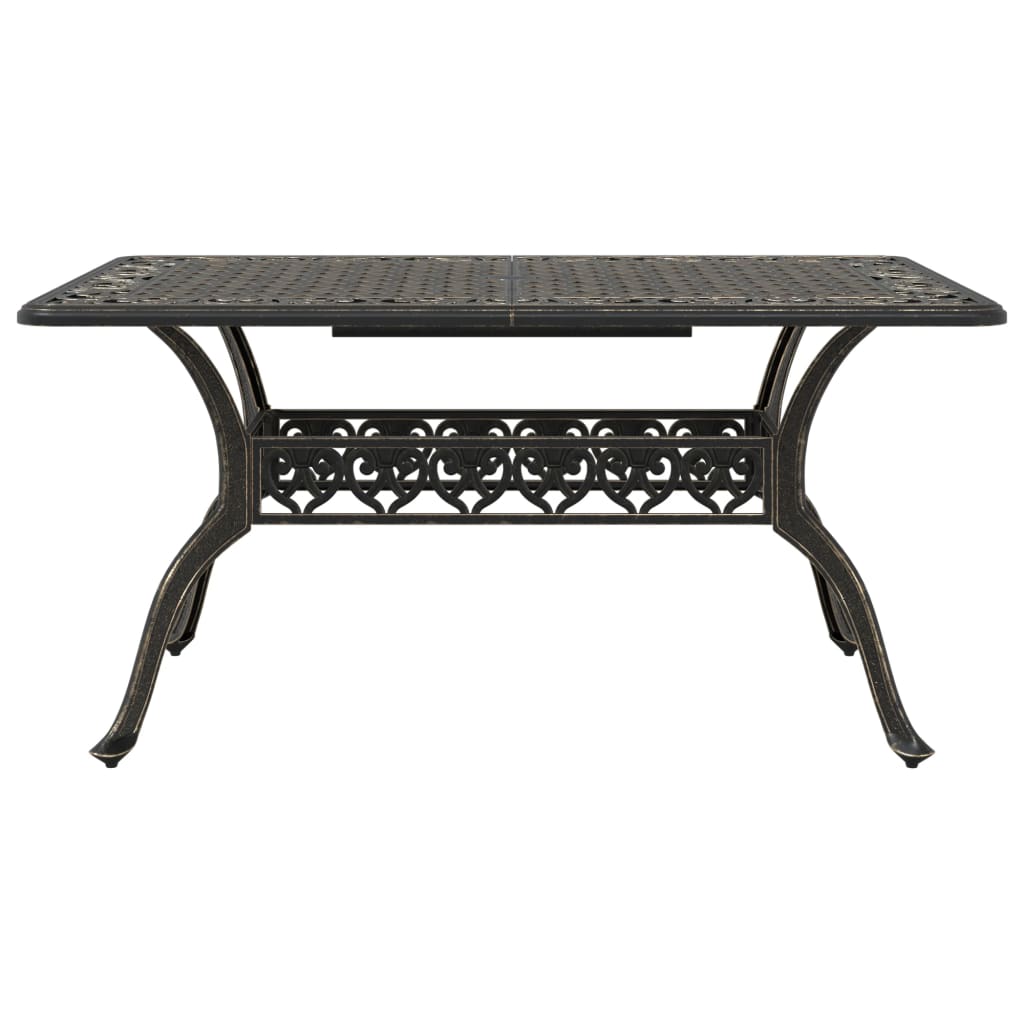 Trädgårdsbord 150X90X72 Cm Gjuten Aluminium