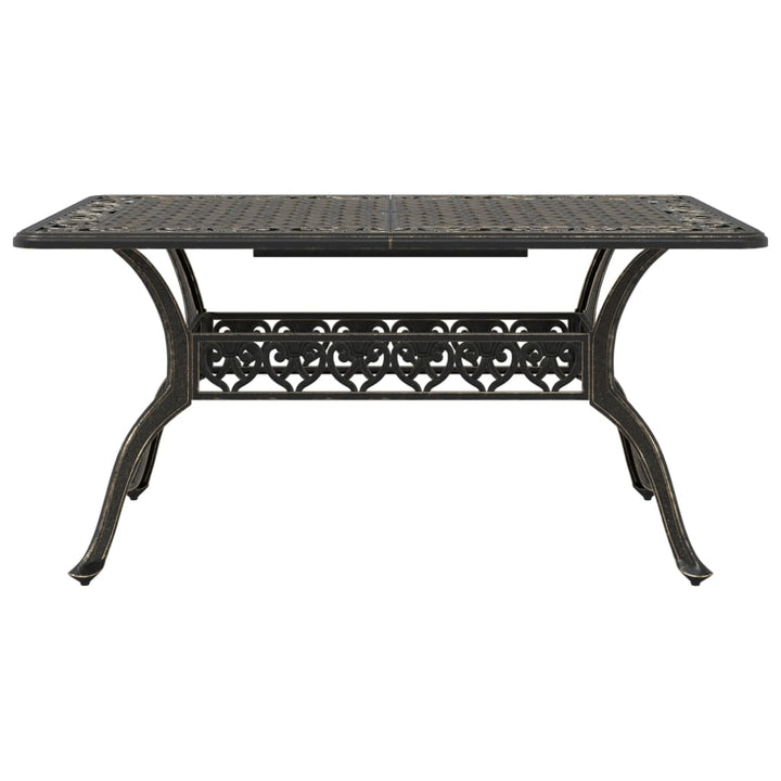 Trädgårdsbord 150X90X72 Cm Gjuten Aluminium