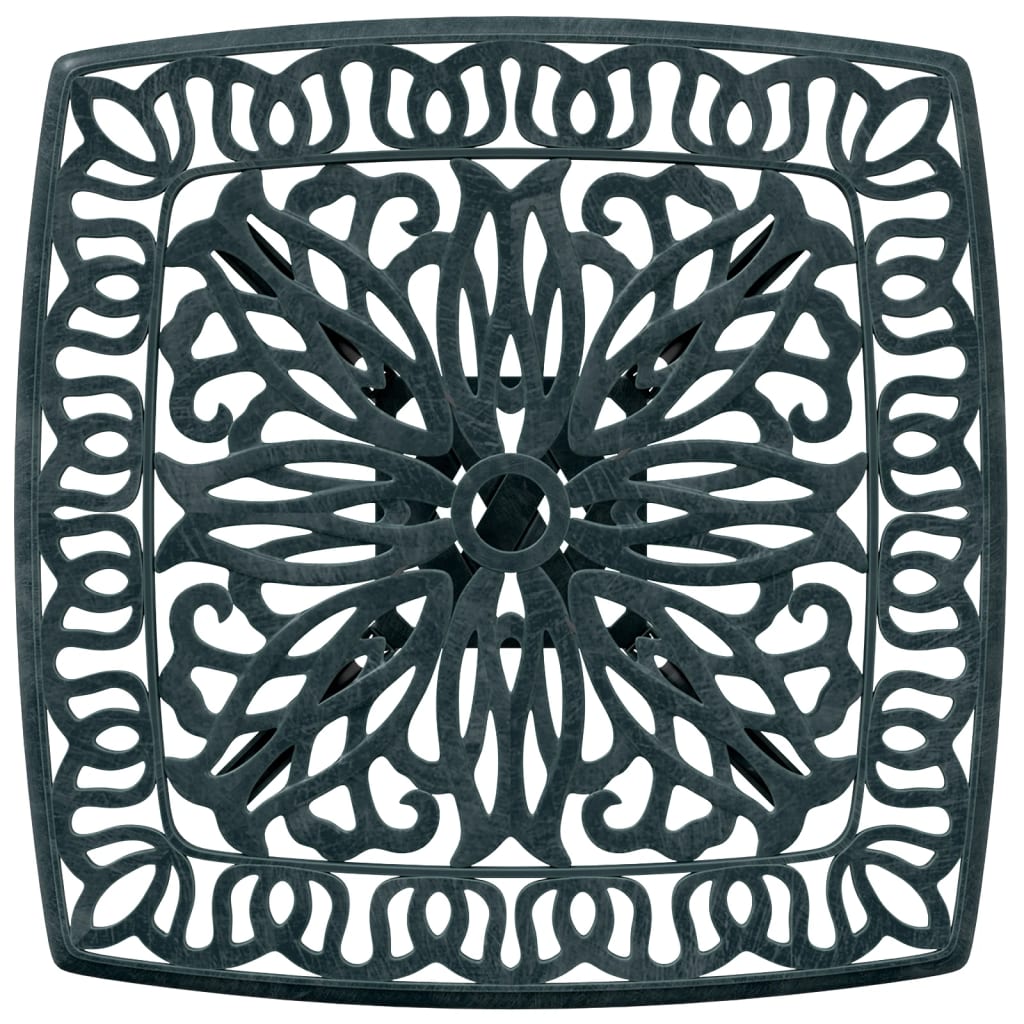 Trädgårdsbord 53X53X53 Cm Gjuten Aluminium