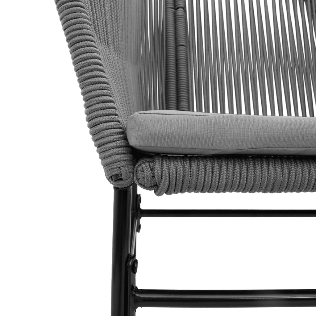 Trädgårdsstolar 2 St Med Dynor Konstrotting