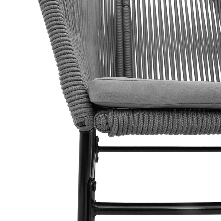 Trädgårdsstolar 2 St Med Dynor Konstrotting