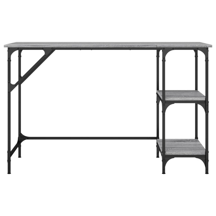 Skrivbord 120X50X75 Cm Metall Och Konstruerat Trä