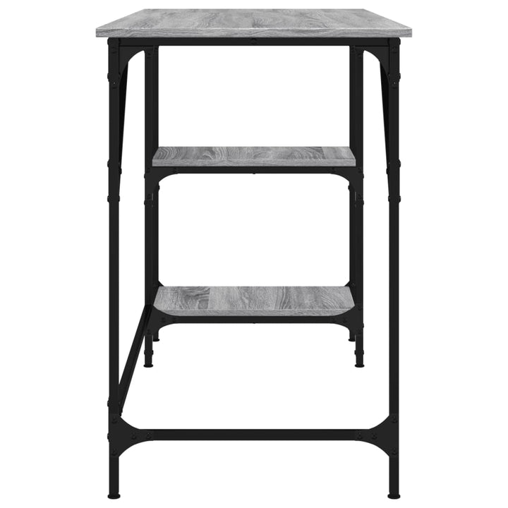 Skrivbord 120X50X75 Cm Metall Och Konstruerat Trä