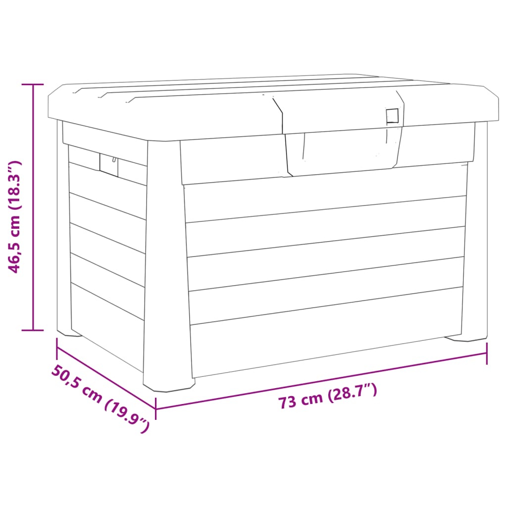 Dynbox 73X50,5X46,5 Cm Polypropen