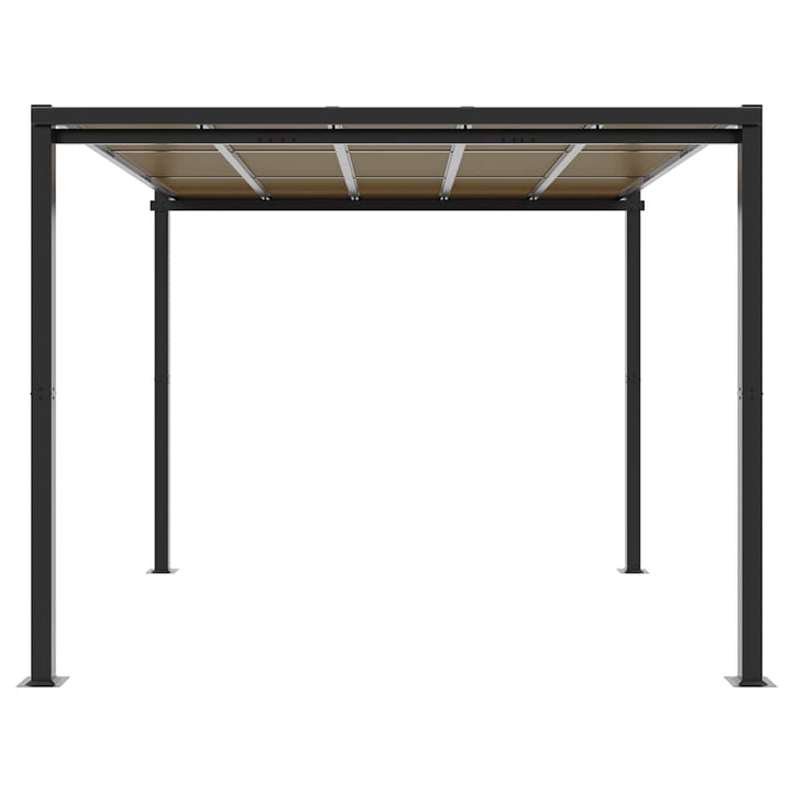 Lusthus Antracit 3X3 M Aluminium