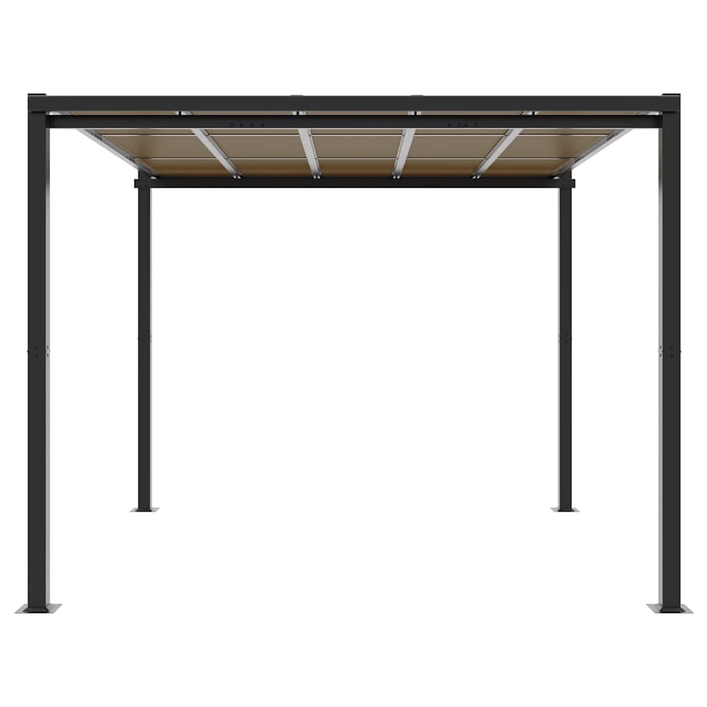 Lusthus Antracit 3X3 M Aluminium