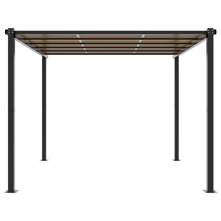 Lusthus Antracit 3X3 M Aluminium