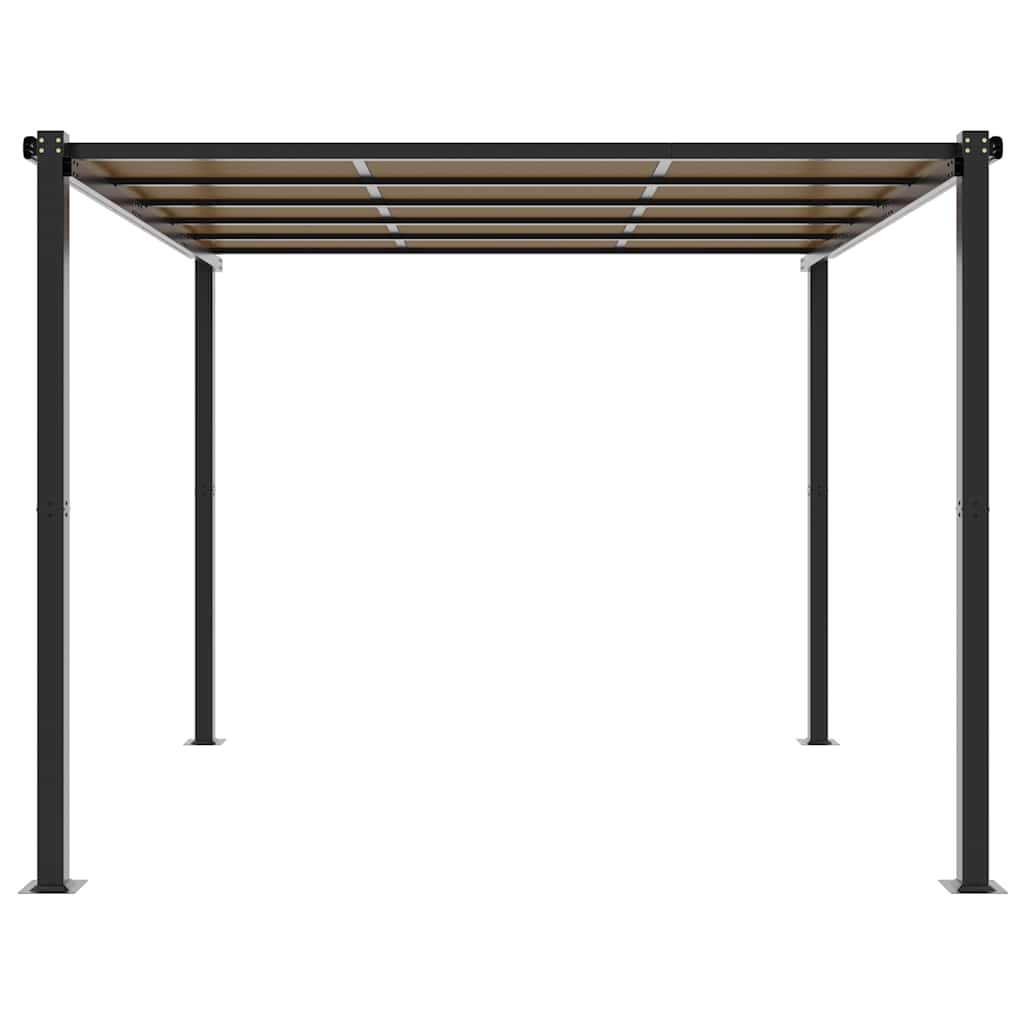 Lusthus Antracit 3X3 M Aluminium
