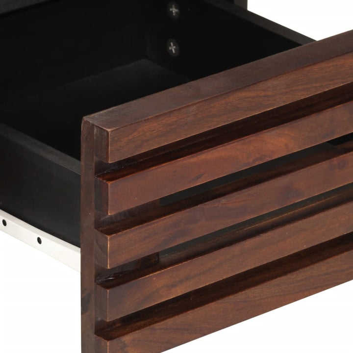 Tv-Bänk Brun 70X34X46 Cm Massivt Mangoträ