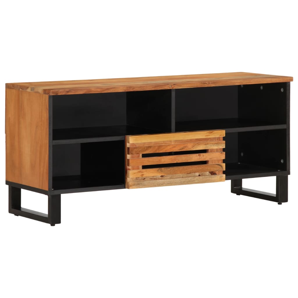 Tv-Bänk 100X34X46 Cm Trä
