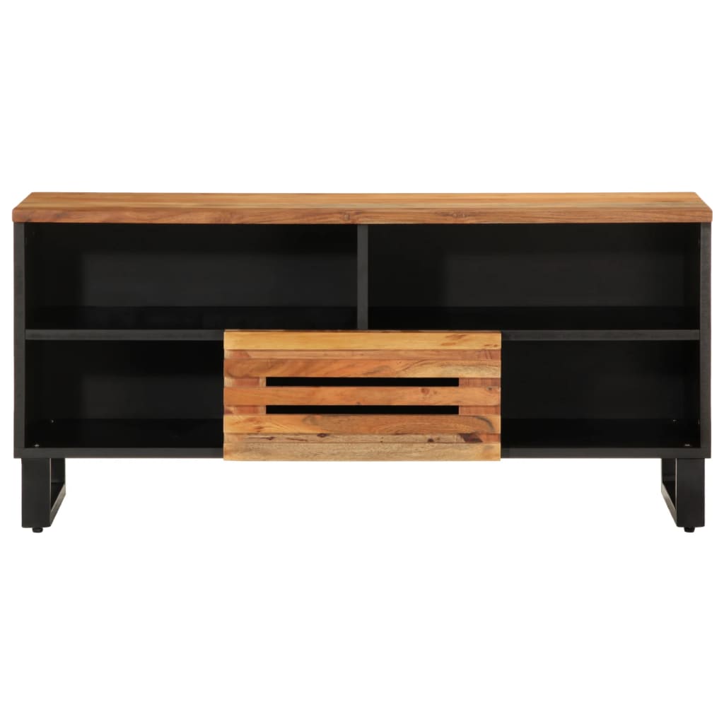 Tv-Bänk 100X34X46 Cm Trä