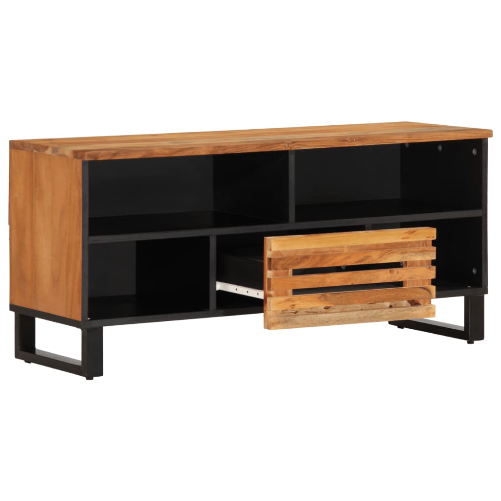 Tv-Bänk 100X34X46 Cm Trä