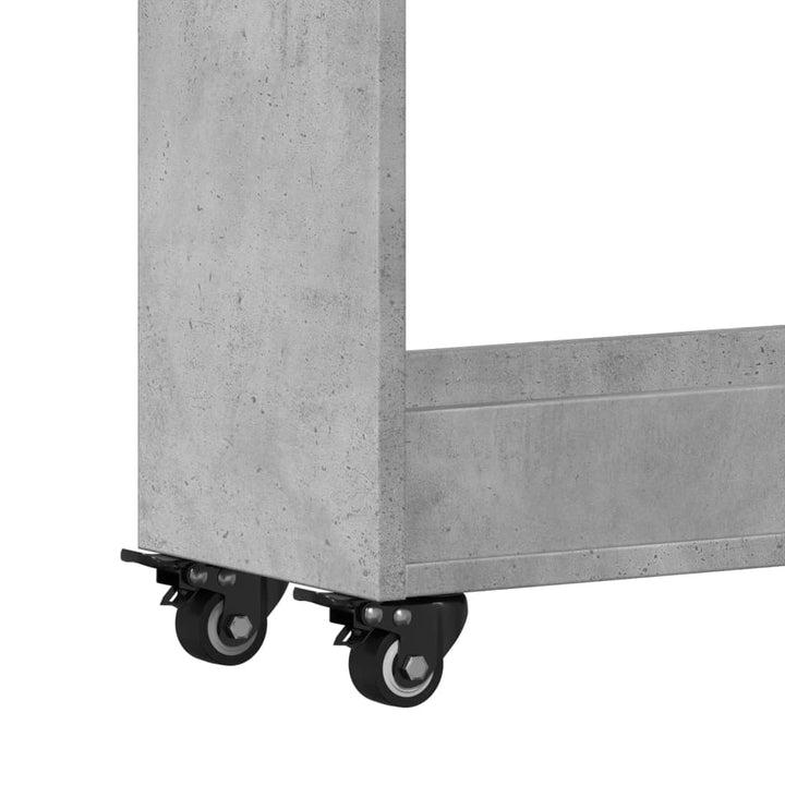 Skåp Med Hjul 60X22X79 Cm Konstruerat Trä