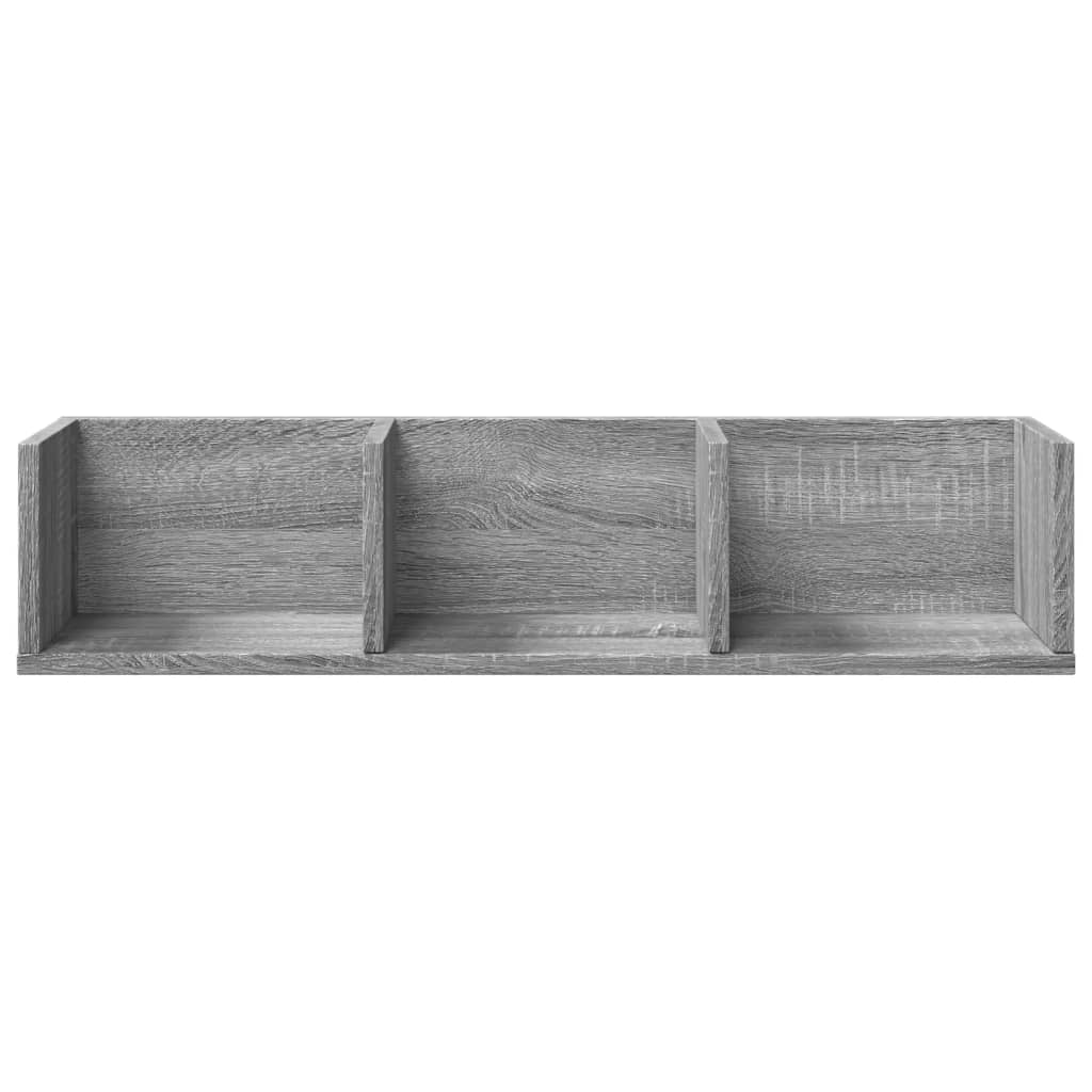 Väggskåp 2 St 75X18X16,5 Cm Konstruerat Trä