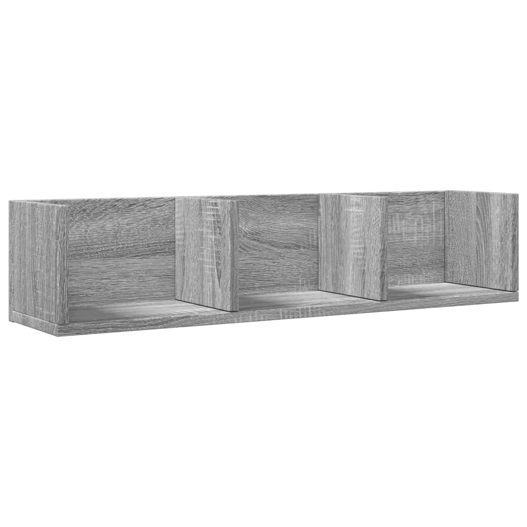 Väggskåp 2 St 75X18X16,5 Cm Konstruerat Trä