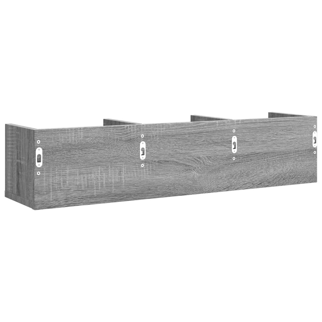 Väggskåp 2 St 75X18X16,5 Cm Konstruerat Trä