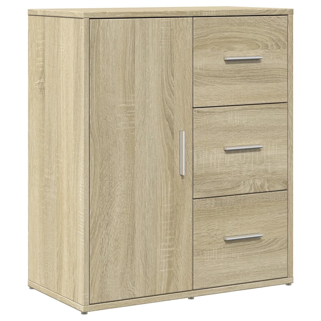 Skänk Sonoma-Ek 60X31X70 Cm Konstruerat Trä