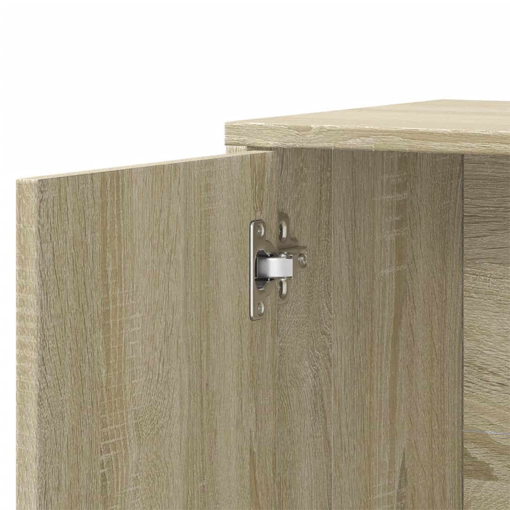 Skänk Sonoma-Ek 60X31X70 Cm Konstruerat Trä