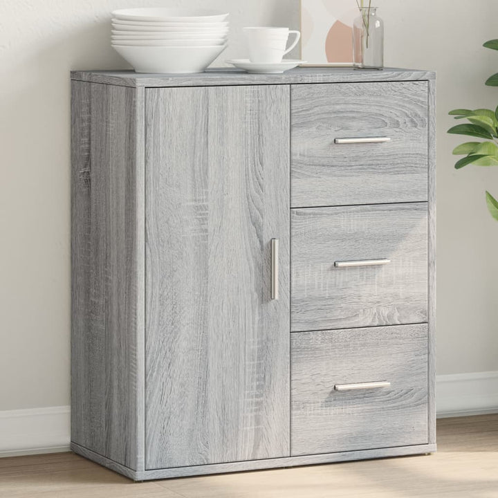 Skänk Sonoma-Ek 60X31X70 Cm Konstruerat Trä