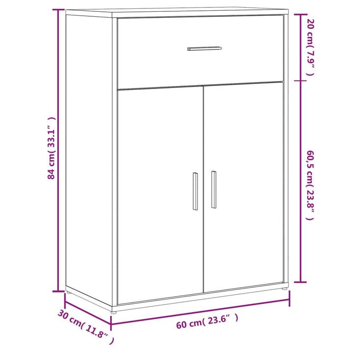 Skänk 60X30X84 Cm Konstruerat Trä