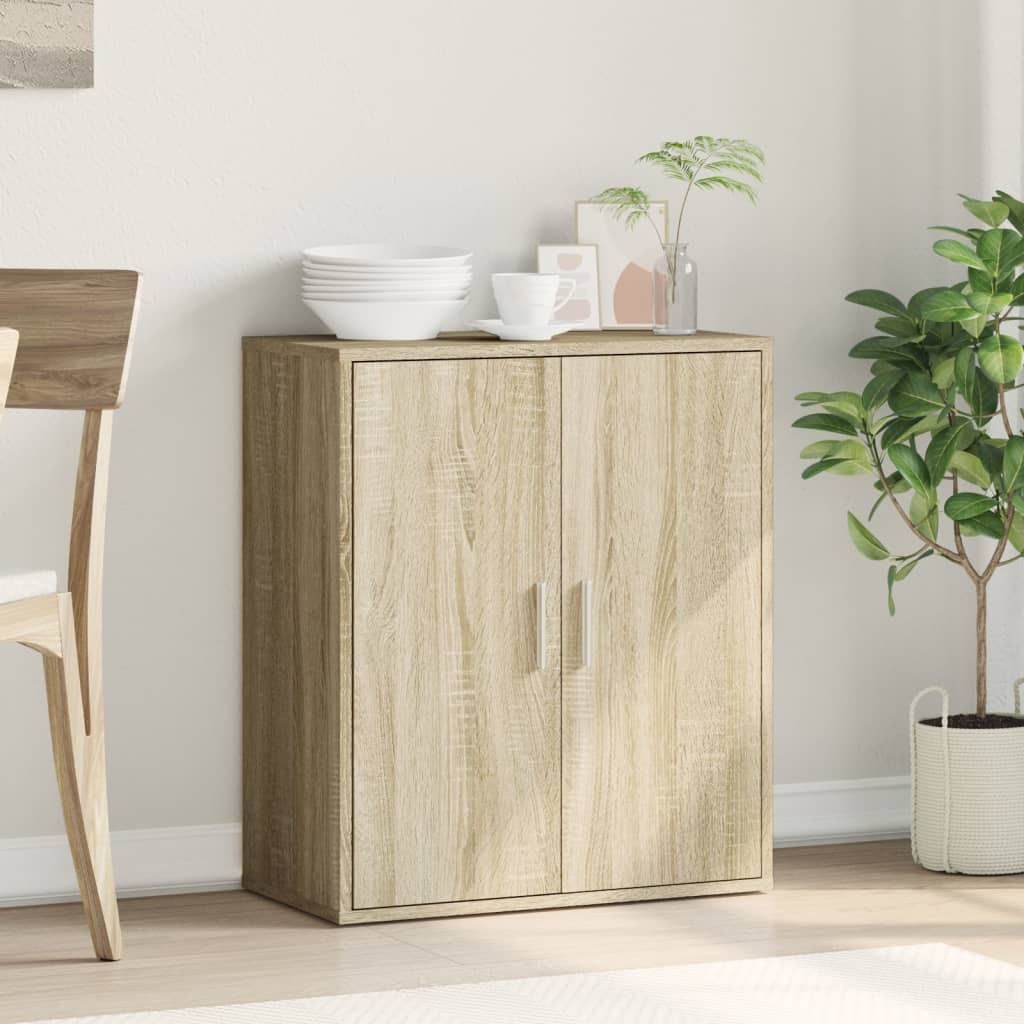Skänk Sonoma-Ek 79X38X80 Cm Konstruerat Trä