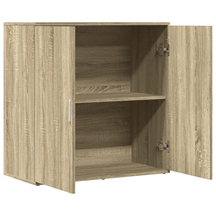 Skänk Sonoma-Ek 79X38X80 Cm Konstruerat Trä