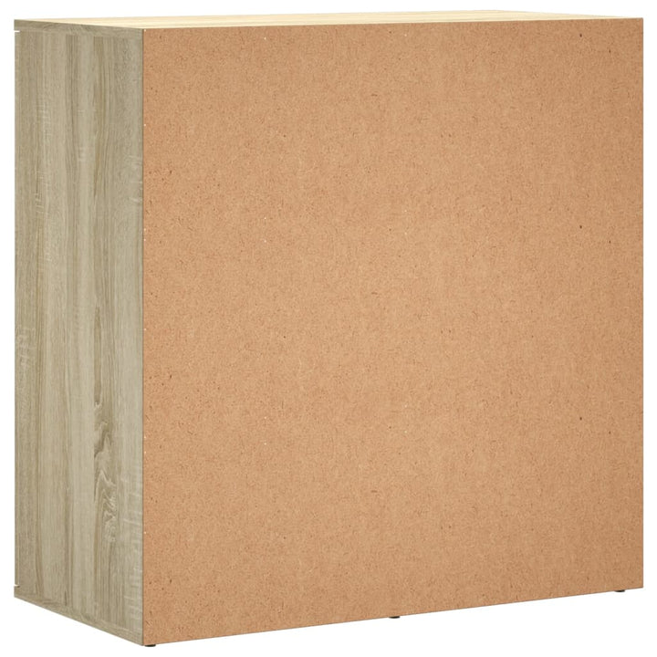 Skänk Sonoma-Ek 79X38X80 Cm Konstruerat Trä