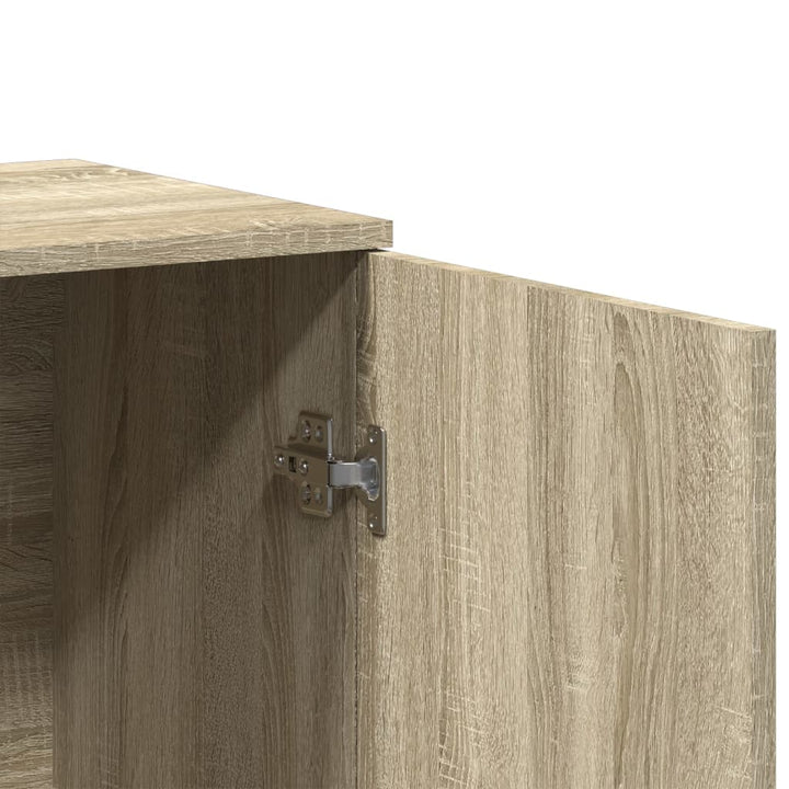 Skänk Sonoma-Ek 79X38X80 Cm Konstruerat Trä
