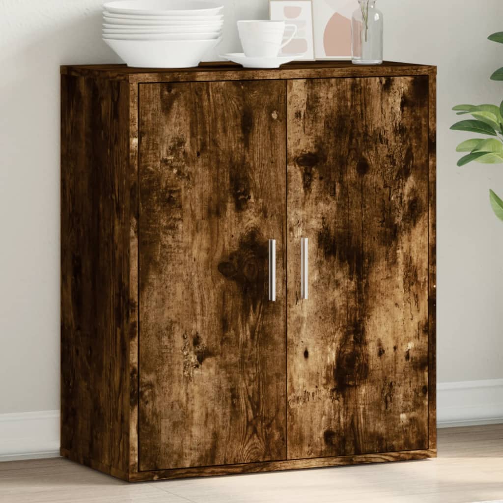 Skänk Sonoma-Ek 79X38X80 Cm Konstruerat Trä