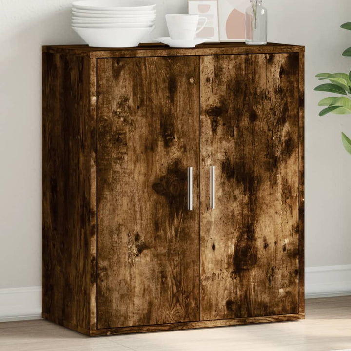 Skänk Sonoma-Ek 79X38X80 Cm Konstruerat Trä