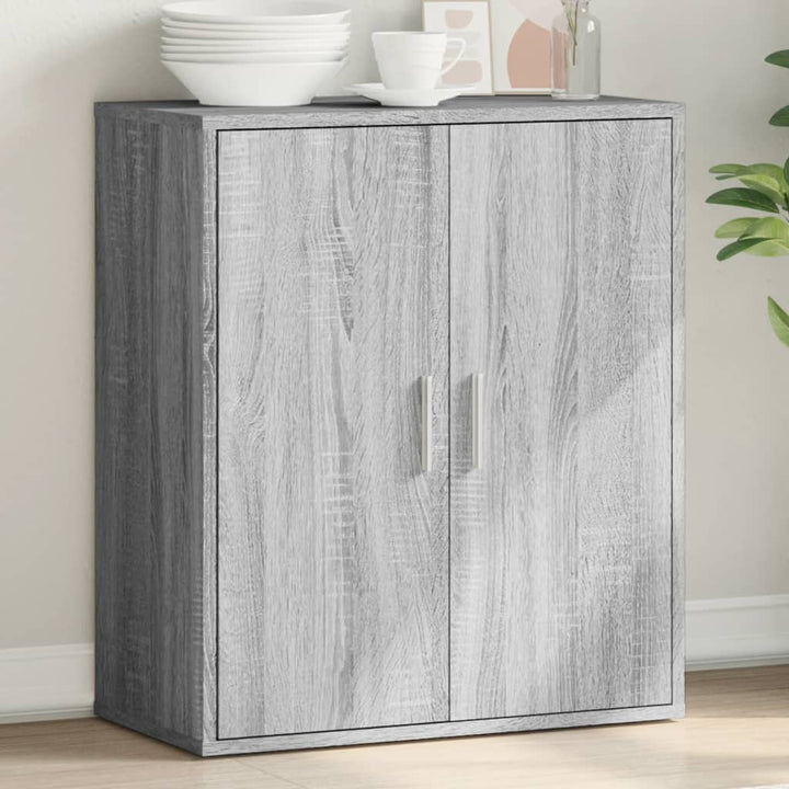 Skänk Sonoma-Ek 79X38X80 Cm Konstruerat Trä