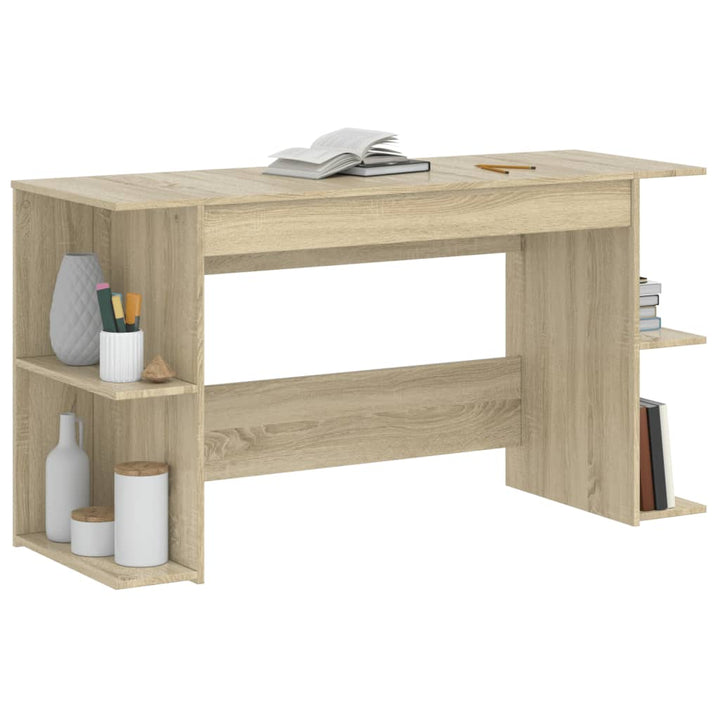 Skrivbord Sonoma-Ek 140X50X75 Cm Konstruerat Trä