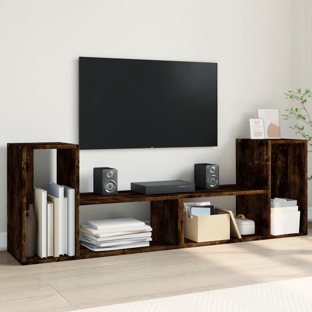 Tv-Skåp 2 St 75X30X50 Cm Konstruerat Trä