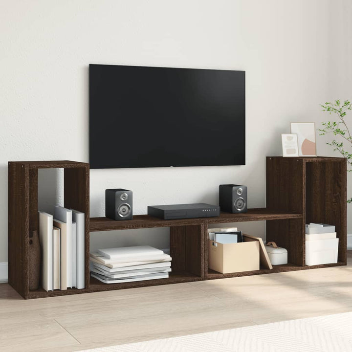 Tv-Skåp 2 St 75X30X50 Cm Konstruerat Trä